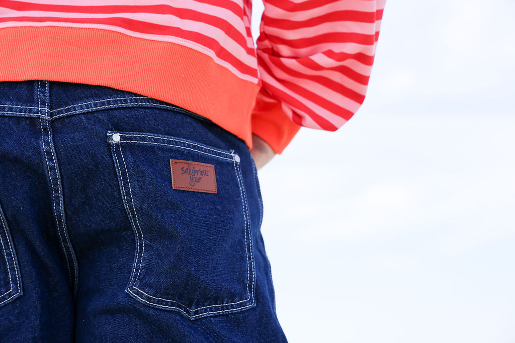 The Denim Shorts - Dark Denim