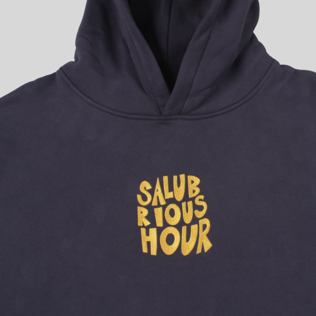 Navy Yellow Hoodie