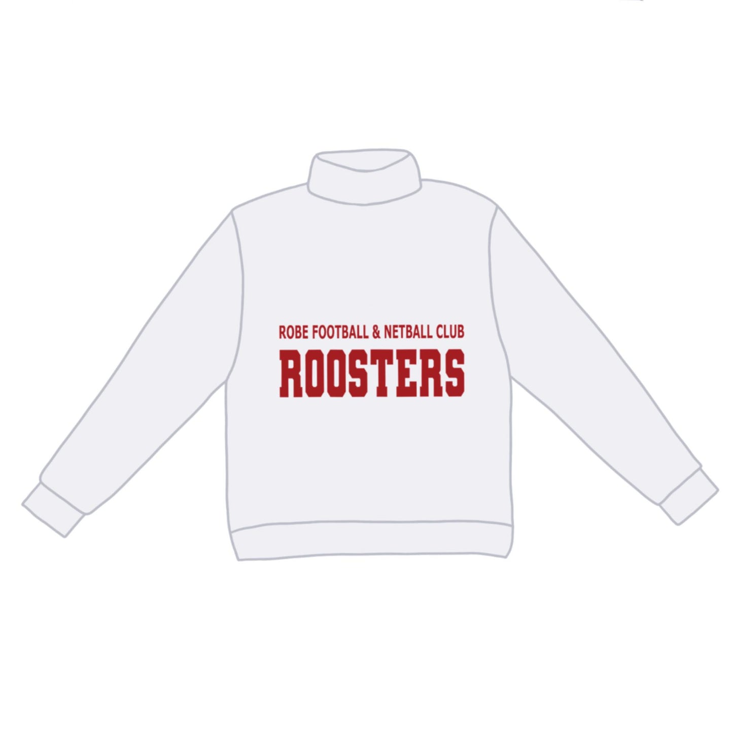 ROOSTER 1/2 ZIP - ADULT