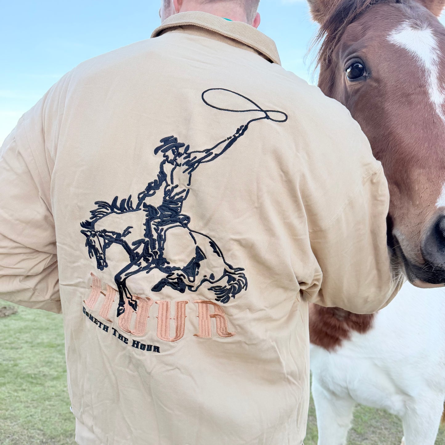 HOUR Canvas Jacket - Tan Collar