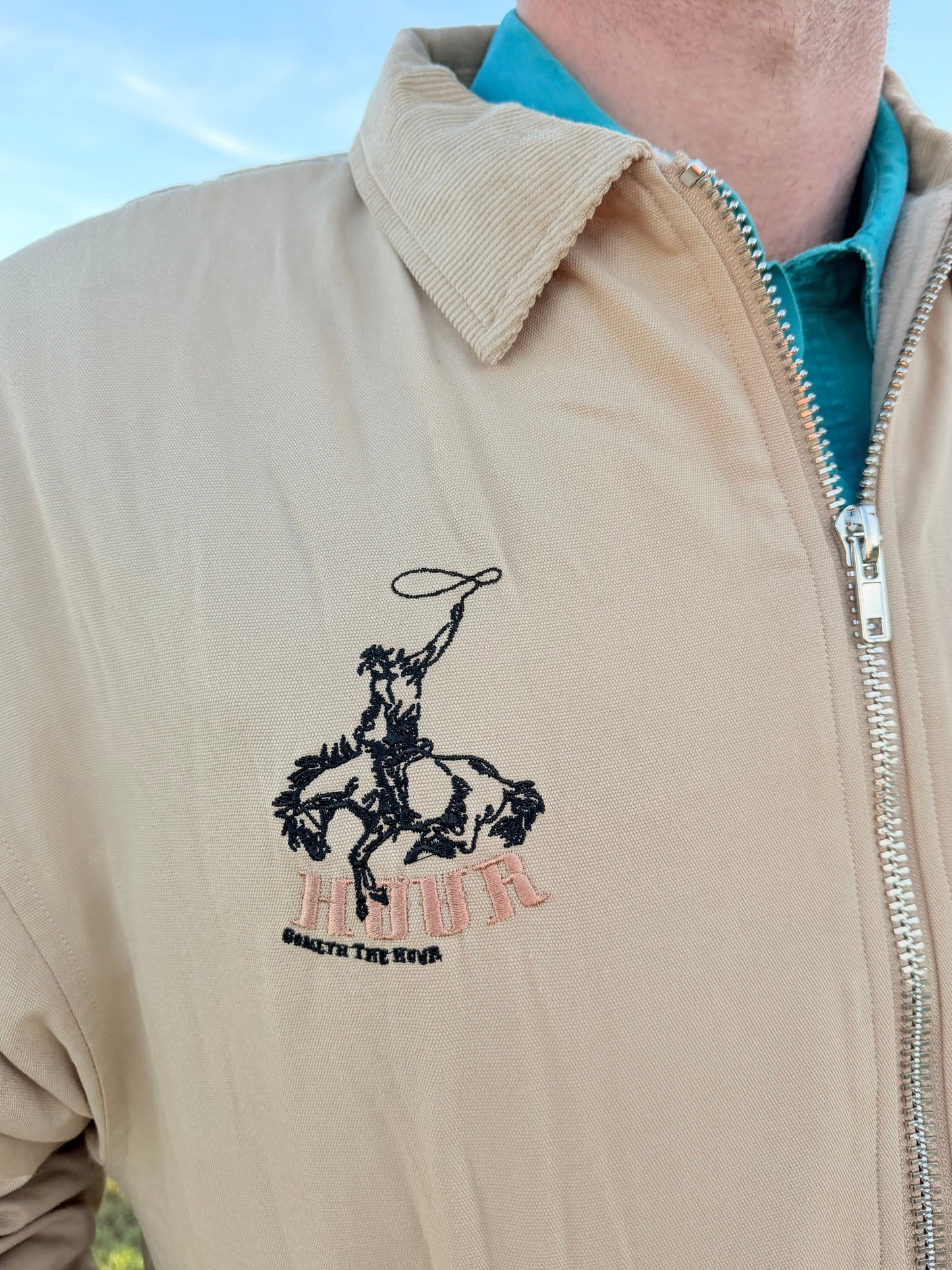 HOUR Canvas Jacket - Tan Collar