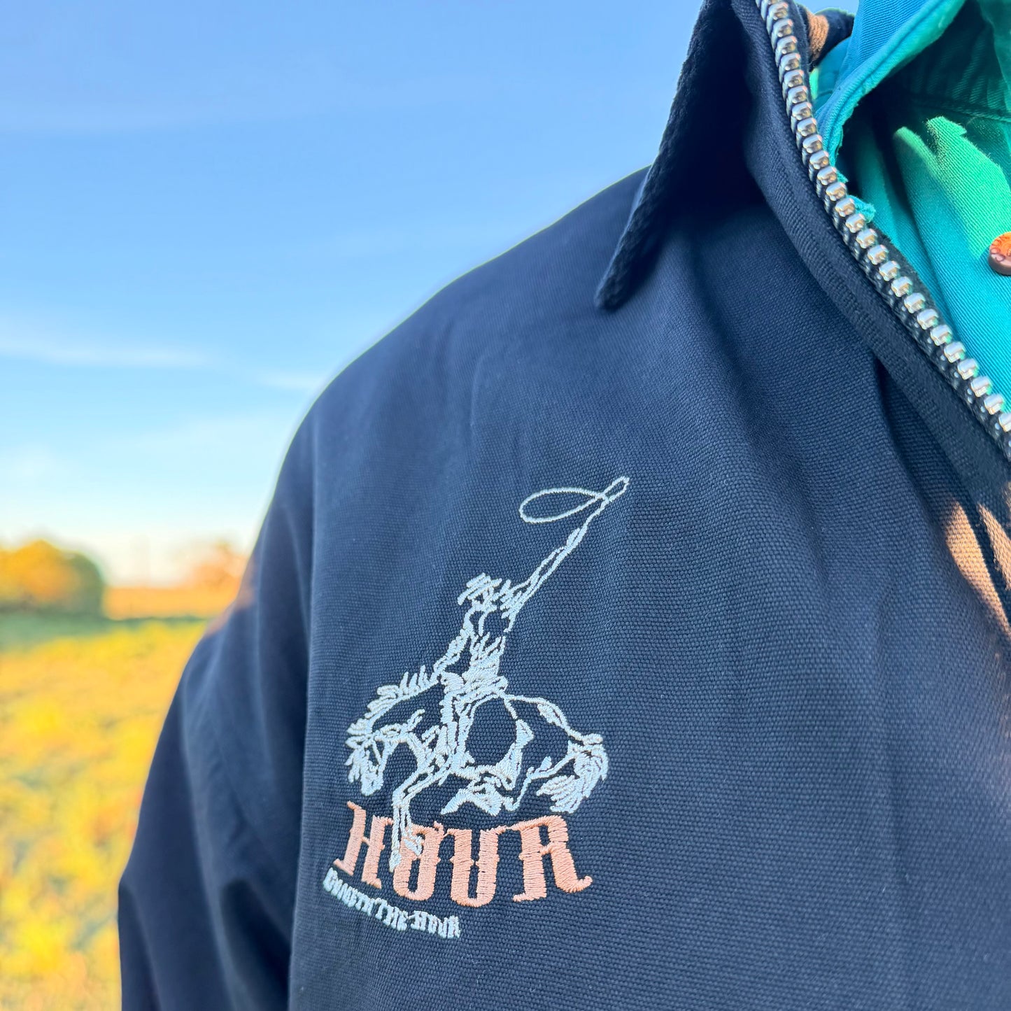 HOUR Canvas Jacket - Black Collar