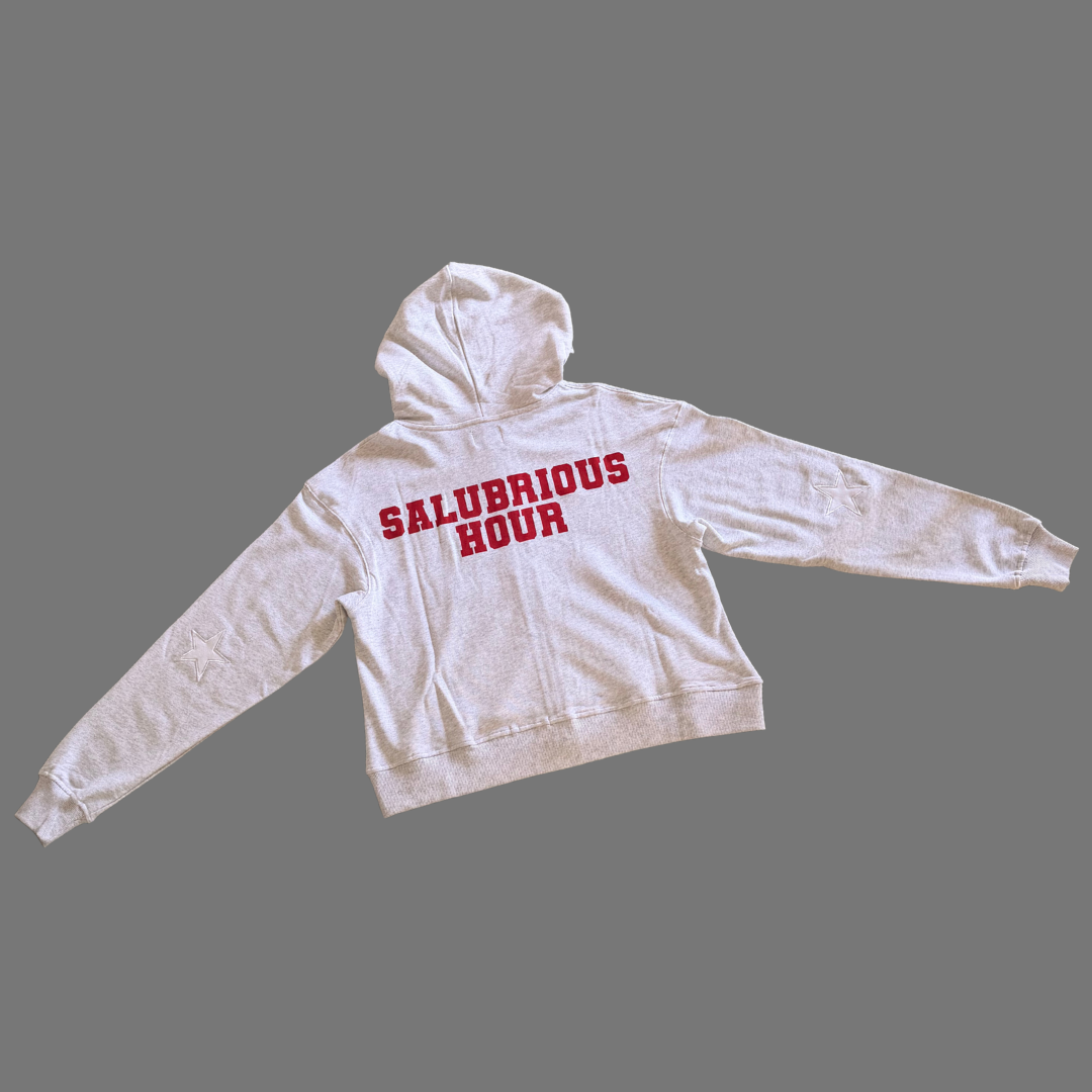 Varsity Cropped Full Zip