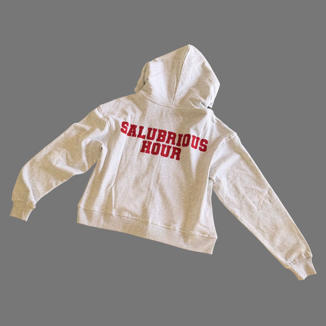 Varsity Cropped Full Zip