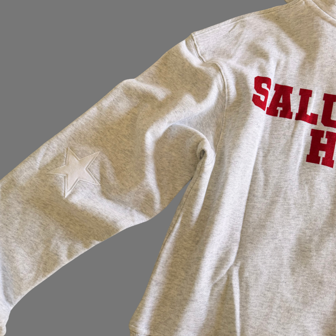 Varsity Cropped Full Zip