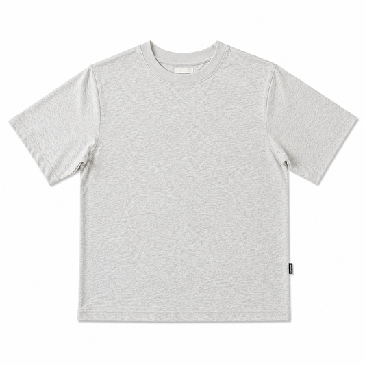 The Blank Tee - White Marle